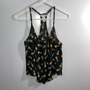 Body Central Pineapple tank‎ Size Small